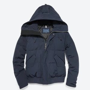 Cole Haan L Navy bomber jacket NEW